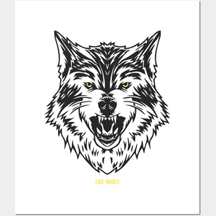 the wolf Posters and Art